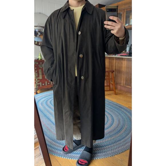 Valentino Other - Valentino Uomo Brown Trench Coat 2XL w/ Wool Zip Out Liner